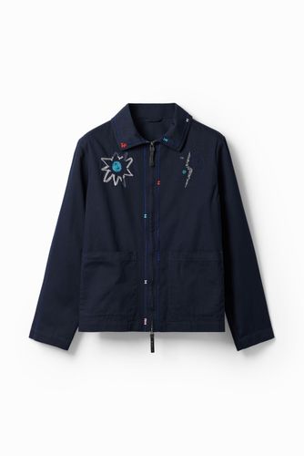 Jacket with embroidered details. - L - Desigual - Modalova