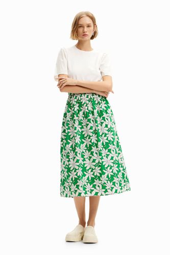 Combination floral midi dress - - XL - Desigual - Modalova