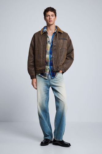 Padded Jacket with Leather Effect - M - Desigual - Modalova