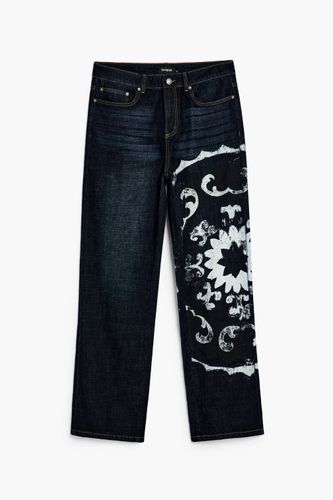 PRINTED JEANS - BLUE - 28 - Desigual - Modalova