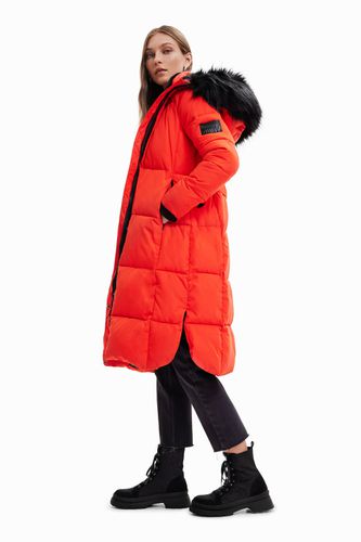 Long padded coat with belt - - XS - Desigual - Modalova