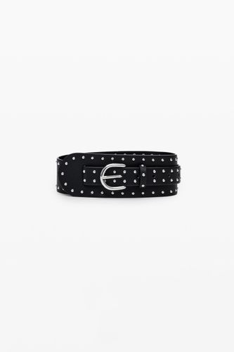 Wide studded belt - BLACK - 95 - Desigual - Modalova