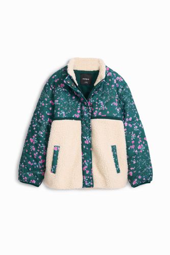 Abrigo acolchado combinado - 3/4 - Desigual - Modalova