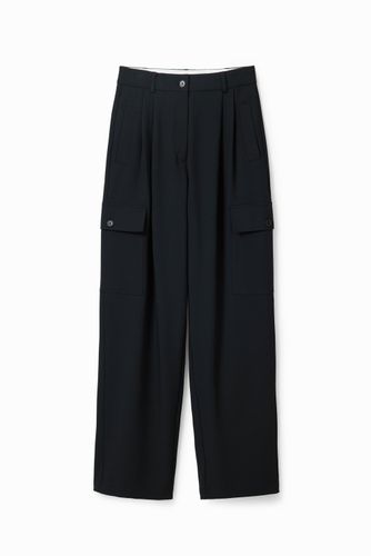 Pantalón cargo amplio - BLACK - S - Desigual - Modalova