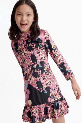 Long Sleeve Printed Dress - 4 - Desigual - Modalova
