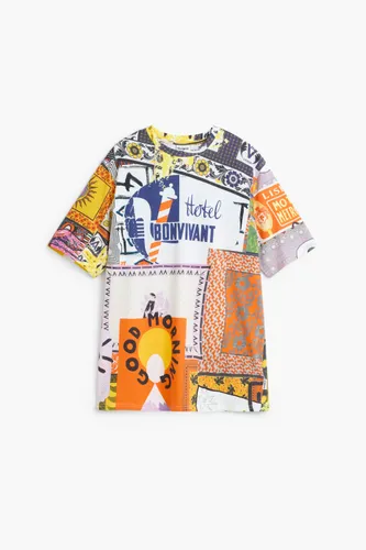 Camiseta Estampada 100% Algodón - M - Desigual - Modalova