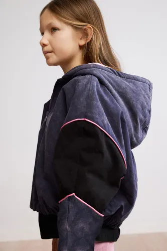 Oversized hooded jacket - RED - 7/8 - Desigual - Modalova