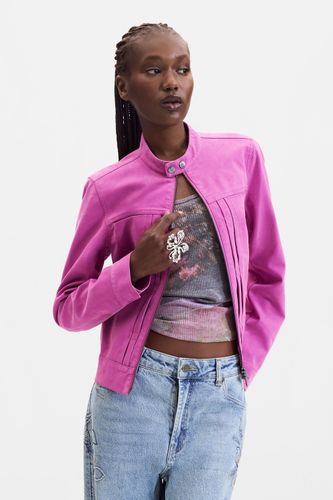 Jacket Leather Effect - RED - M - Desigual - Modalova