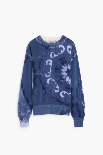Jersey estampado algodón - M - Desigual - Modalova
