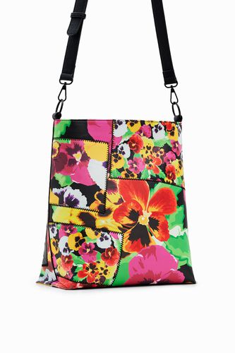 Large floral patchwork bucket bag - - U - Desigual - Modalova