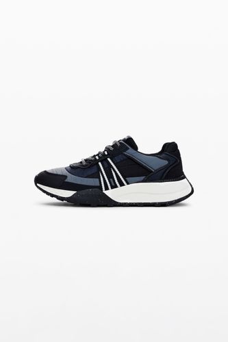 Runner patch sneakers - BLACK - 37 - Desigual - Modalova