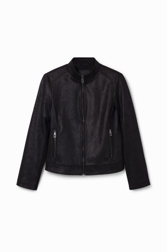 Slim biker jacket - BLACK - S - Desigual - Modalova