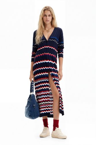 Wave midi jacket - BLUE - S - Desigual - Modalova