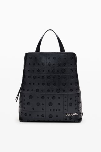 Circle pattern faux leather backpack - U - Desigual - Modalova
