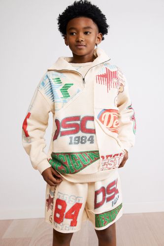 Sudadera estampada cremallera - 13/14 - Desigual - Modalova