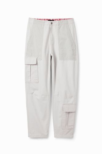 Patchwork cargo trousers - 28 - Desigual - Modalova