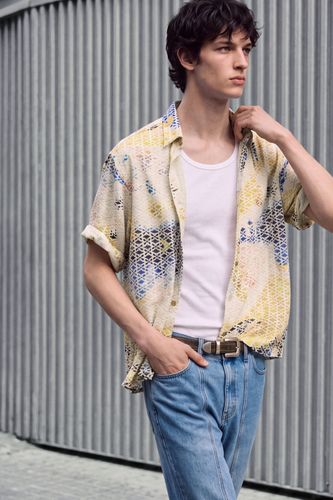 Camisa bordada estampada - S - Desigual - Modalova