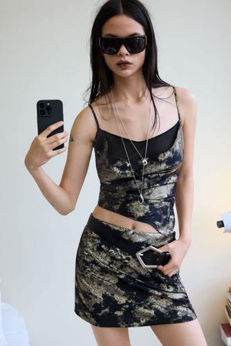 Camiseta top drapeado - BLACK - L - Desigual - Modalova