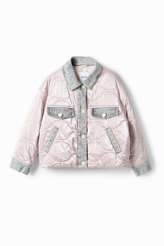 Metallic bomber jacket - 11/12 - Desigual - Modalova