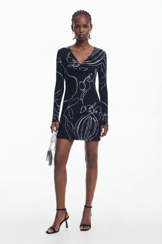 Vestido corto estampado - BLACK - M - Desigual - Modalova