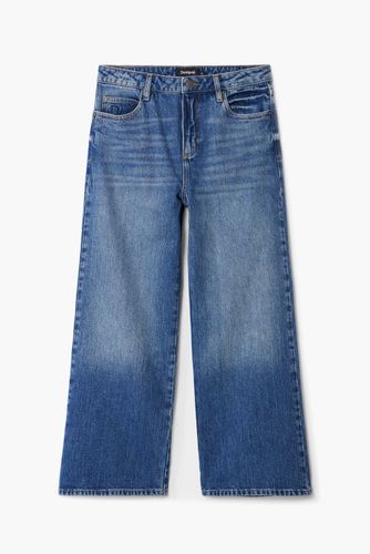 Vaqueros culotte denim - BLUE - 38 - Desigual - Modalova
