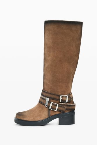 Flat buckle boots - BROWN - 41 - Desigual - Modalova
