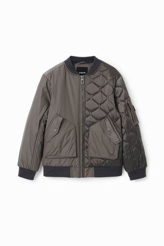 Bomber acolchada parche - 3/4 - Desigual - Modalova