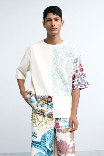 Patchwork T-shirt - WHITE - L - Desigual - Modalova