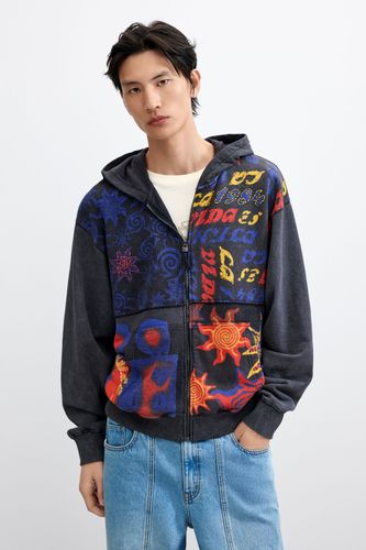 Sudadera Capucha Estampada 100% Algodón - S - Desigual - Modalova