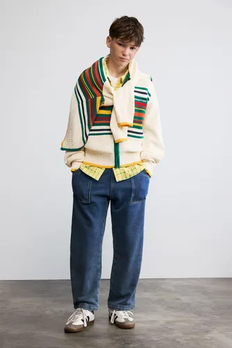 Multicolored striped sweater - 3/4 - Desigual - Modalova