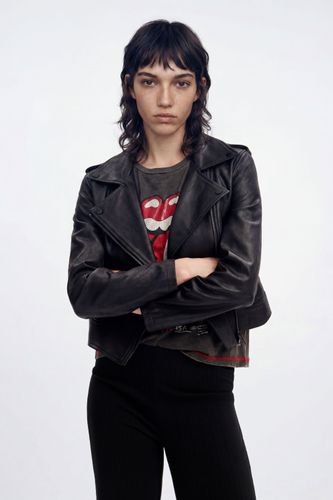 Cazadora biker slim - BLACK - S - Desigual - Modalova