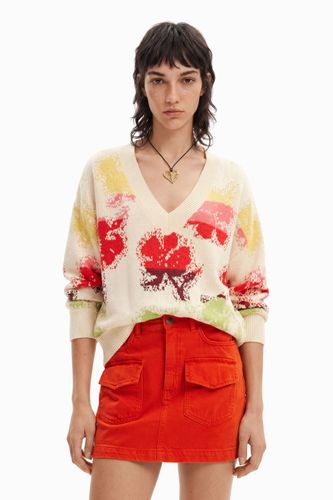 Denim pockets mini skirt - RED - M - Desigual - Modalova