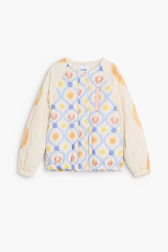 Padded jacket soles - WHITE - 3/4 - Desigual - Modalova