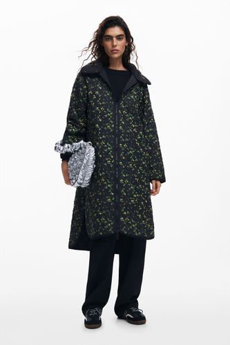 Long padded coat - BLACK - L - Desigual - Modalova