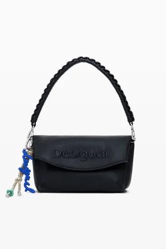 Medium 3D logo flap bag - BLACK - U - Desigual - Modalova