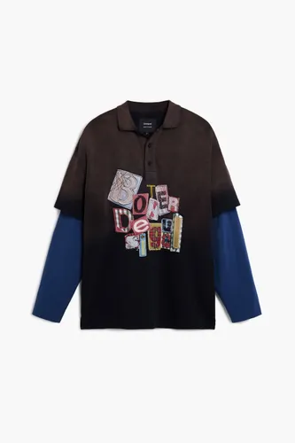Double-sleeve patch T-shirt Botter - M - Desigual - Modalova