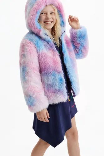 Abrigo Capucha Estampado - 5/6 - Desigual - Modalova