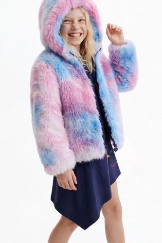 Abrigo Capucha Estampado - 7/8 - Desigual - Modalova
