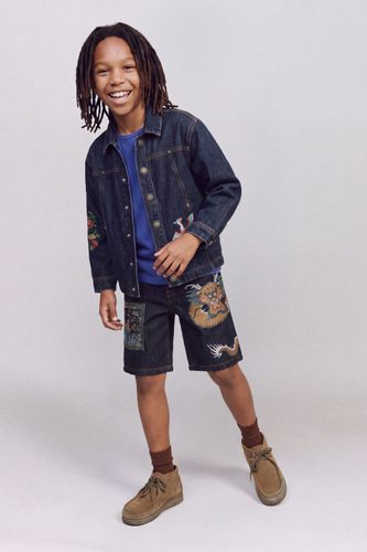 Chaqueta algodón estampada boy - 4 - Desigual - Modalova