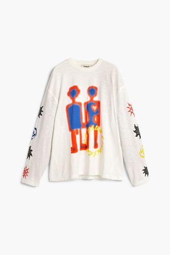 Camiseta algodón estampada - L - Desigual - Modalova