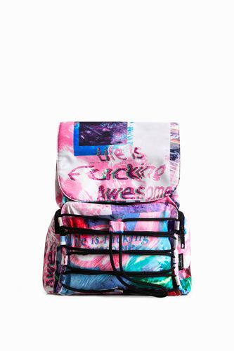 Mochila grande efectos visuales - U - Desigual - Modalova