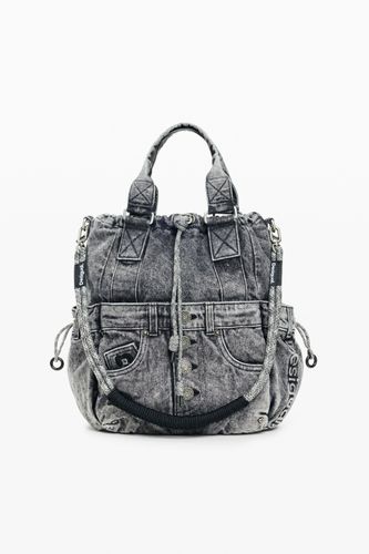 Medium multiposition denim backpack - U - Desigual - Modalova