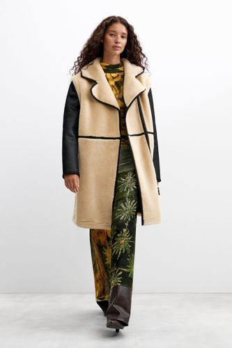 Detachable shearling coat - S - Desigual - Modalova