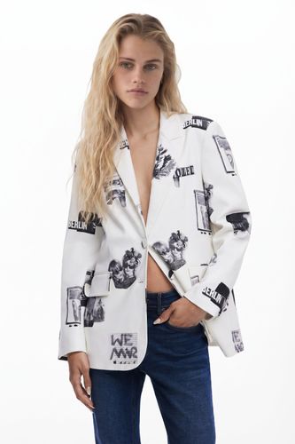 Collage blazer - WHITE - L - Desigual - Modalova