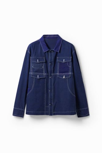 Chaqueta worker sarga - BLUE - M - Desigual - Modalova