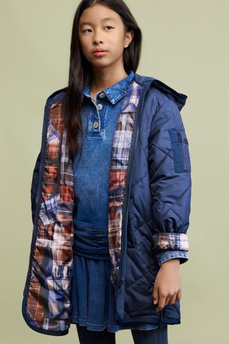 Abrigo acolchado capucha - 3/4 - Desigual - Modalova