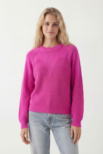 Plain sheer pullover - RED - L - Desigual - Modalova