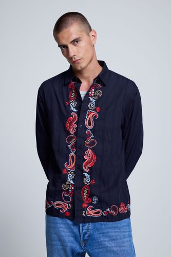 Camisa bordada manga larga - M - Desigual - Modalova