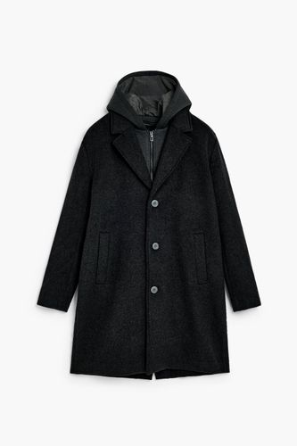 Buttoned wool coat - BLACK - M - Desigual - Modalova