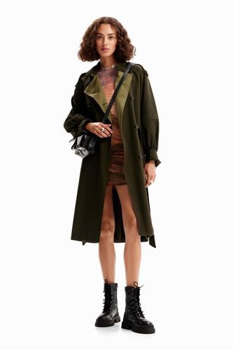 Oversize belted trench coat - M - Desigual - Modalova